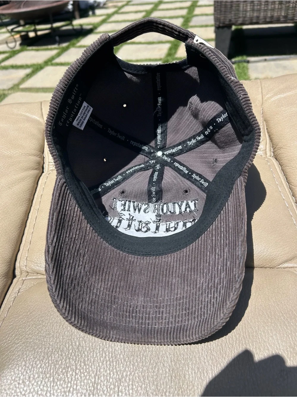 Taylor Swift Corduroy Reputation Stadium Tour Cap - Gray